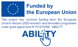Funded by the European Union - This project has received funding from the European Union’s Horizon 2020 research and innovation programme under grant agreement N°101070396 - ABILITY